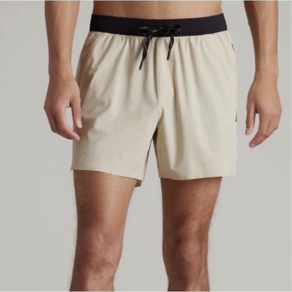 Rhone Men's Sz 2XL Invictus Ripstop Shorts 5" ‎ Tan Sandstone  - New With Tags